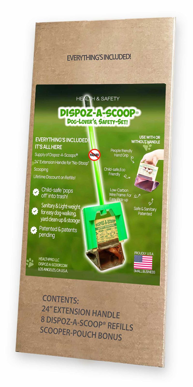 Dispoz-A-Scoop®, Safe-Set with extender handle & Bags