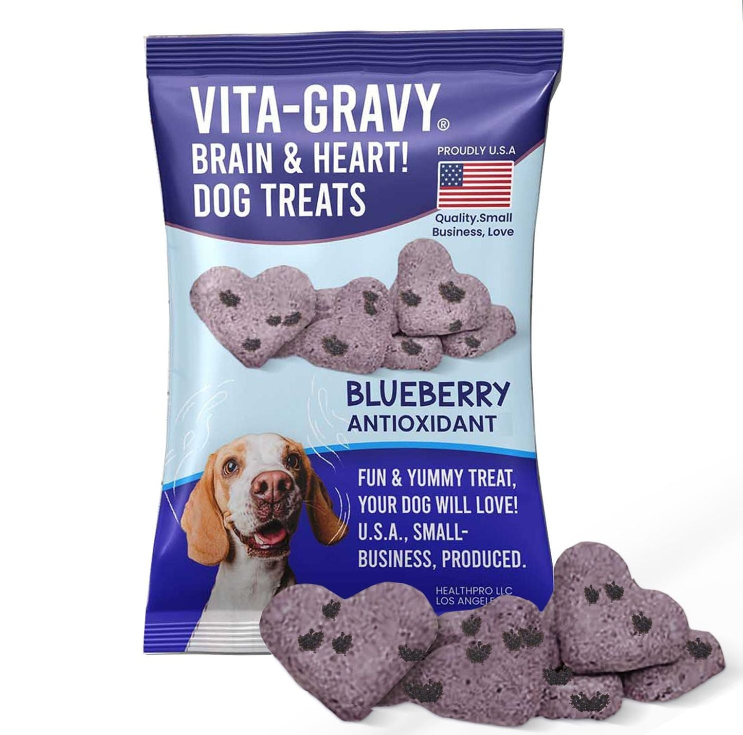 VitaGravy®️ Blueberry Antioxidant Dog Treats