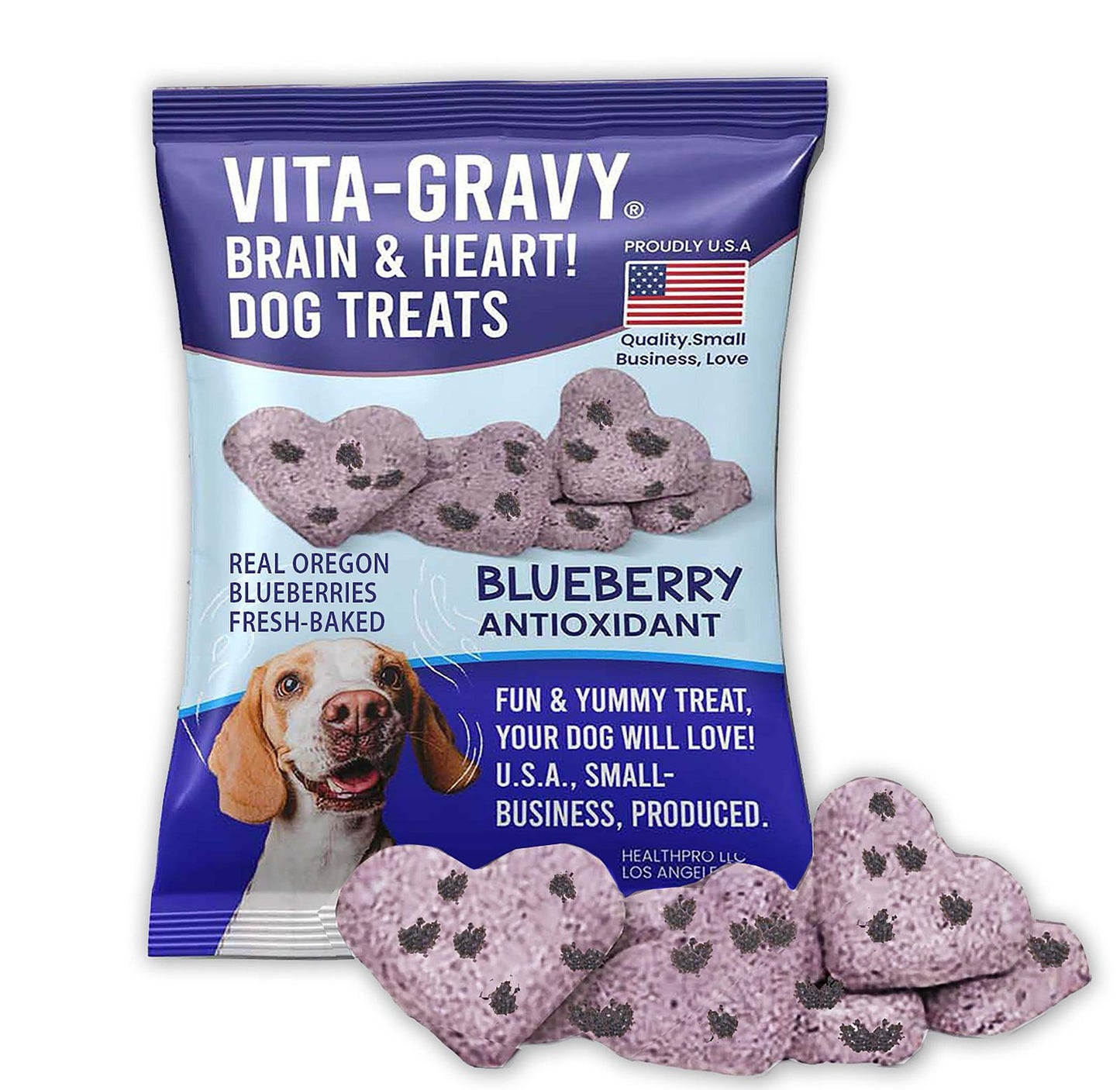 VitaGravy®️ BOGO In - House Baked, Blueberry Antioxidant Treats - Dispoz A Scoop