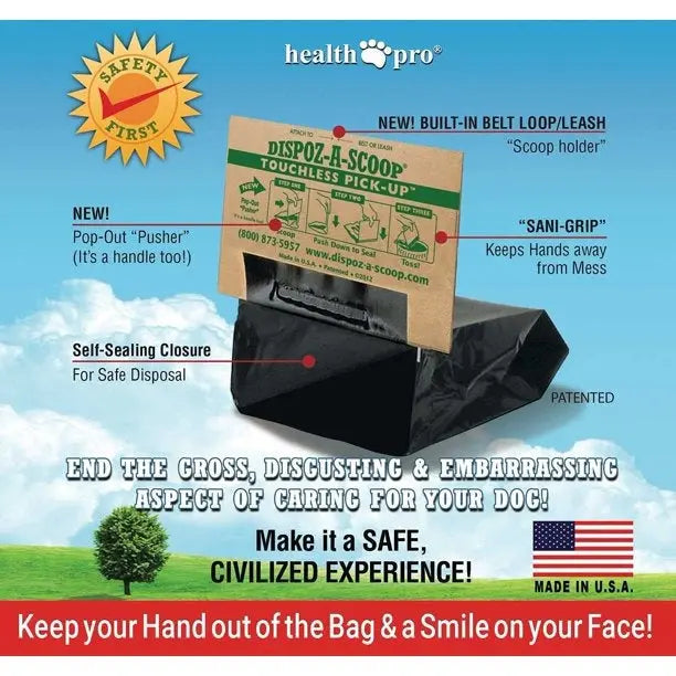 disposable dog poop scoop
