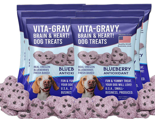VitaGravy®️ BOGO In - House Baked, Blueberry Antioxidant Treats - Dispoz A Scoop